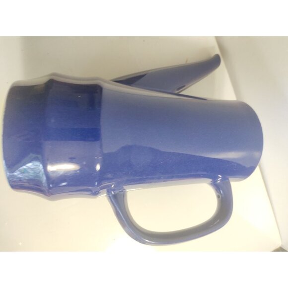 Vintage Cobalt Blue Ceramic Tea Pot by Casual Ceramics Japan 6 cup - Picture 10 of 15